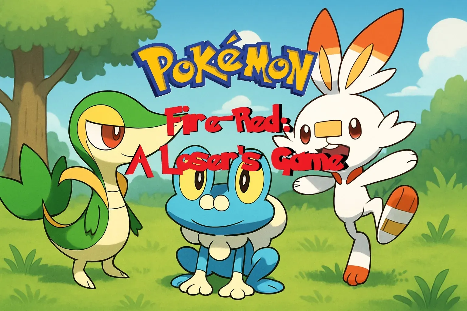 Pokémon Fire-Red - A Losers Game background